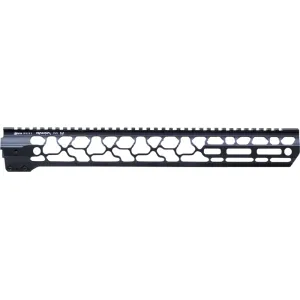 Odin Works F15MLRA 15.5\" Ragna M-LOK Forend M-LOK, Black Aluminum, Mounting Hardware Included for AR-15
