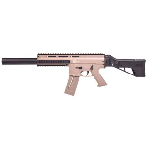Blue Line Global Mauser M-15 SD Semi-Automatic *CA Compliant* .22 LR Rifle, 16.37\" Barrel, 10+1 Capacity, Faux Suppressor - FDE Finish - 4150024CA