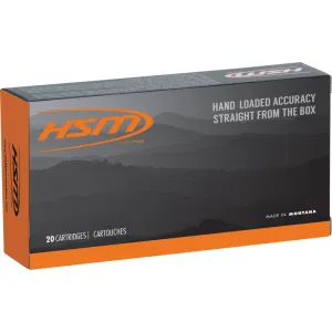 HSM Standard 7mm Remington Magnum 160gr Pointed Soft Point 20rd Brass Case