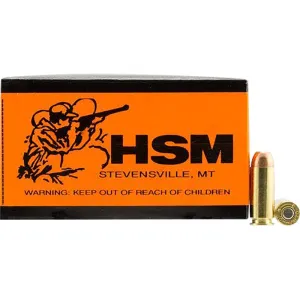 HSM Bear Load 10mm Auto 200gr Full Metal Jacket Brass Case 20 Rounds
