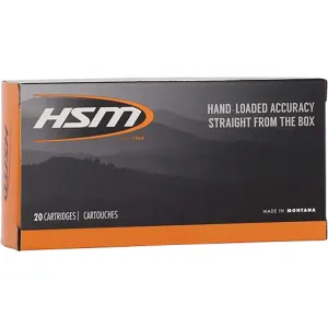 HSM Bear Load 45-70 Government 300gr Jacketed Hollow Point Flat Nose Brass Case 20 Rounds
