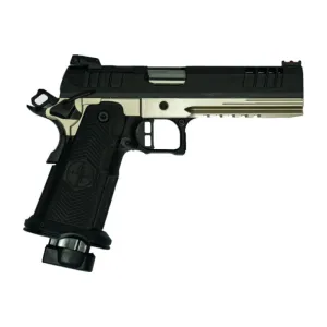 Great Lakes Firearms GL1911DS-9FSS G-PLT 1911DS Synergy, 9MM, 5\" Barrel, Black Slide, Platinum Frame