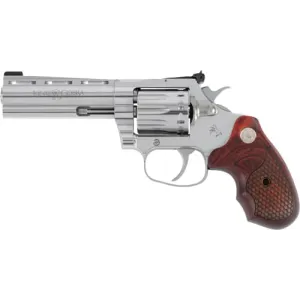 Colt King Cobra Target KCOBRA22-SP4WBB-TLS Revolver .22 LR 4.25\" 10RD DA/SA Stainless, Fiber Optic Sight, Walnut Grips