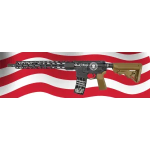 Radical Firearms Trump Commemorative AR-15 Rifle 5.56 Nato,16\" Socom Bbl, RPR Free Float Rail, 30 Rd Mag, FDE B5 Furniture, FR16-5.56SOC-15RPR-TRUMP