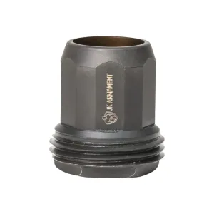 JK Armament JKMDHDBE127/8X32 Baldeagle 12 Gauge Muzzle Device, 17-4 Stainless, 7/8x32 TPI