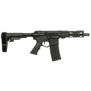 Wise Arms WA-15B 7.5\" SBA3 Pistol 7.5-300-SBA3-BLK, 300 AAC Blackout, Semi-Auto, 30+1, Threaded Barrel, M-LOK Handguard.