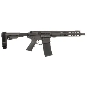 Wise Arms WA-15B 10.5\" 300 AAC Blackout Semi-Auto Pistol, 30+1, Black Cerakote, SBA3 Brace, Billet Receiver