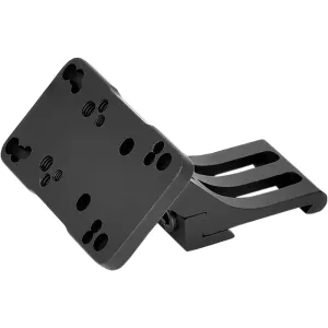 Warne 6110MR Red-Dot Riser 45 Degree Offset Reflex Black Anodized Right Hand