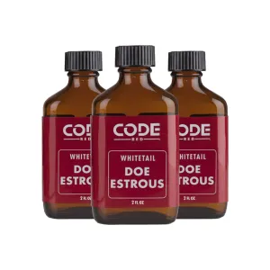 Code Blue OA1325 Code Red Doe Estrous 2 floz Liquid 3 Pack