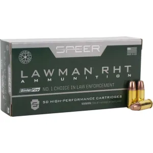 Speer 53365 Lawman RHT 9mm 100 Frangible - 50rd Box