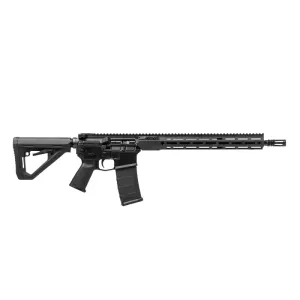 Aero Precision M4E1 Pro AR-15 Rifle, 16\" 5.56 NATO Mid-Length Barrel, 15" MOD 4 Handguard, Ambidextrous Controls, MOE Grip & DT Stock - Black - APCR640476