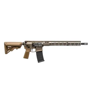Aero Precision M4E1 Pro AR-15 Rifle, 16\" 5.56 NATO Mid-Length Barrel, 15" MOD 4 Handguard, Ambi Controls, B5 Furniture - Kodiak Brown Anodized -APCR640478