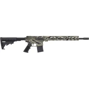 Great Lakes Firearms GL15450PGRN AR15 18\" NIT Barrel Pursuit Green Camo