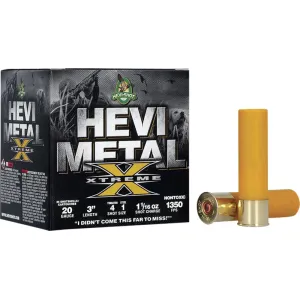 HEVI-Shot HS39202 HEVI-Metal Extreme 20Gauge 3\" 1 1/16oz Steel/Tungsten 4/1Shot 25 Per Box