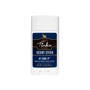 Tinks #1 Doe-P Calming Natural Scent Stick, Hunting Scents, 2.75oz, Wax-Based Formula.