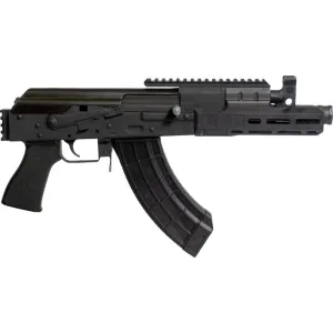 Century Arms HG8000-N Draco Tactical, 7.62x39, 30rd US Palm Magazine, US Palm MLOK Handguard, No Brace, Black
