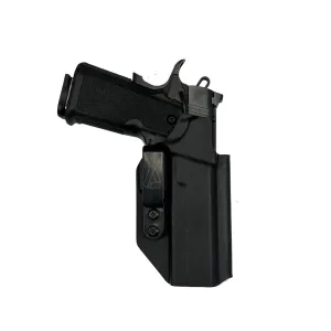Allegiance Holster Company - Covert 2.0 IWB Kydex Holster - Fits STACCATO P - Black - Adjustable Retention - Ambidextrous - IWB2-SP-BLK