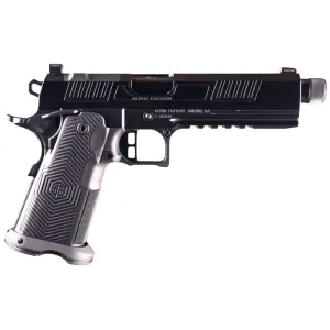Alpha Foxtrot AF1911-ROMULUS 5\" Threaded Barrel, Optic Ready, RMSC Footprint, 1911 9mm Pistol, 19rd Magazine, DLC Finish - 48408