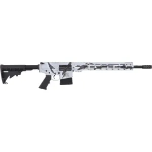 Great Lakes Firearms GL10308 P-SNO AR10 Rifle .308 WIN. 18\" NIT Barrel 10rd Pursuit Snow Camo