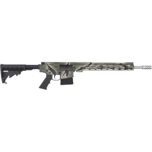 Great Lakes Firearms GL10308SS P-GRN AR10 Rifle .308 WIN. 18\" S/S 10rd Pursuit Green Camo