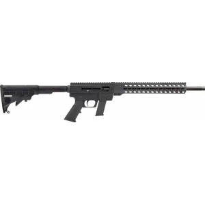 Just Right Carbines 10G3TBBL Rail Model 17 Black 15rd Rifle - Accepts Glock Mags