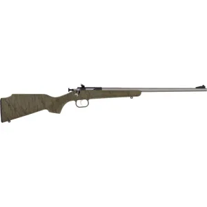 Keystone Sporting Arms Crickett KSA2443 Rifle, 22 LR, 16.1\" Stainless Barrel, 1rd, Bolt Action, Tan Synthetic/Black Webbing, Compact.