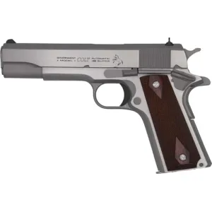Colt Government Model Handgun .38 Super 9rd Mag 5\" Barrel Stainless Finish