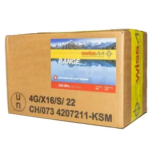 Saltech .308 Winchester 147 Grain FMJ, Brass Cased, Reloadable - 500 Round Case - SALTECH308-CASE
