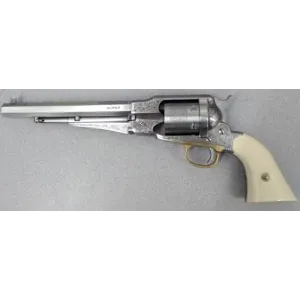 Taylors and Company 1000WLG47 1858 REM Conversion Engravd 8\" Revolver