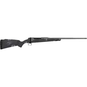 Fierce Firearms TWROG300PRC22GP Twisted Rogue Mini 22\" Tungsten Cerakote Steel Threaded Barrel, Drilled & Tapped Steel Receiver, LR Negative Comb Phantom Camo Carbon Fiber Stock