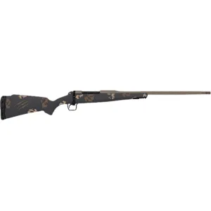 Fierce Firearms TWROG300 WIN22BRS Twisted Rogue Mini 22\" Smoked Bronze Cerakote Steel Threaded Barrel, Drilled & Tapped Steel Receiver, LR Negative Comb Sonora Ambush Camo Carbon Fiber Stock