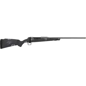 Fierce Firearms TWROG7PRC22GP Twisted Rogue 22\" Tungsten Cerakote Steel Threaded Barrel, Drilled & Tapped Steel Receiver, LR Negative Comb Phantom Camo Carbon Fiber Stock