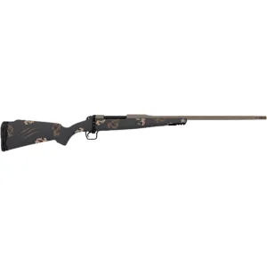 Fierce Firearms TWROG300PRC20BRS Twisted Rogue Mini 20\" Smoked Bronze Cerakote Steel Threaded Barrel, Drilled & Tapped Steel Receiver, LR Negative Comb Sonora Ambush Camo Carbon Fiber Stock