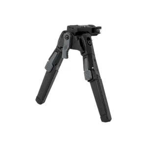 Savage Arms Sling Swivel Bipod 56311GRY Gun Rest 7.20\"-10\" High Gray Polymer, Rubber Feet.