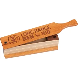 Knight & Hale KHT0207 HD Long Range Hen Box Call Turkey Sounds Cherry/Walnut