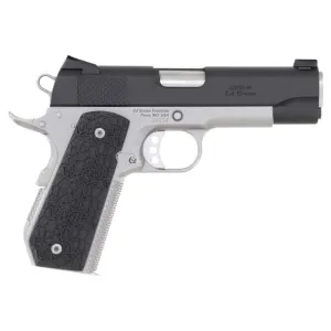 Ed Brown KCS SG4 Upper 45ACP 4.25\" Stainless Semi-Auto Pistol, Bobtail Frame, Snakeskin Treatment, Flush Recessed Crown Barrel