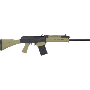 JTS M12AK-T1A 12 Gauge 18.7\" 5+1 Semi-Auto Shotgun Chrome Lined Barrel M-LOK Rail