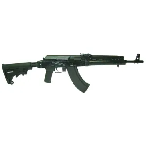 From Ben\'s Private Collection - Russian Saiga 7.62x39 AK-47 Variation Rifle W / Pistol Grip and T-6 Multi-Position Stock, 30 Round Mag, Ser #13411746