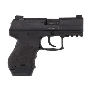 Heckler & Koch P30SK V1 LEM 81001105 Pistol 9mm 3.27\" 15+1/12+1 DAO Ambidextrous Controls, Interchangeable Backstraps.