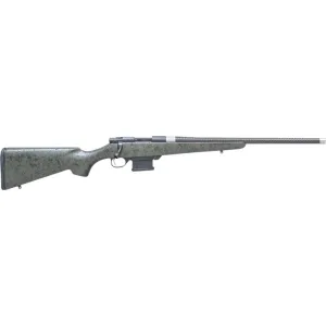 Howa HCE6ARCGRN 1500 Carbon Elevate 20\" Carbon Fiber Wrapped Threaded Barrel, Black Drilled & Tapped Steel Receiver, Fixed Stocky\'s OD Green w/Black Webbing Synthetic Stock, Right Hand