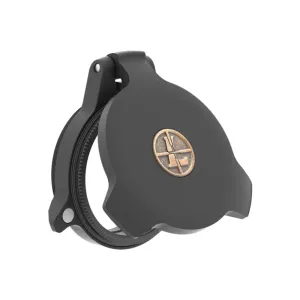 Leupold 58755 Alumina Scope Cover Matte Black Aluminum 28mm Objective Screw On Mount Flip Open