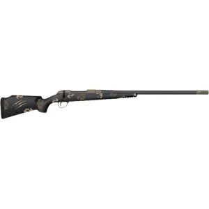 Fierce Firearms FCTRG7MMBC20BS CT Rage Full Size 3.1\"\\s20\" Black Carbon Fiber Match Grade Threaded Barrel, Black Cerakote Drilled & Tapped Titanium Receiver, Monte Carlo Carbon Fiber Stock