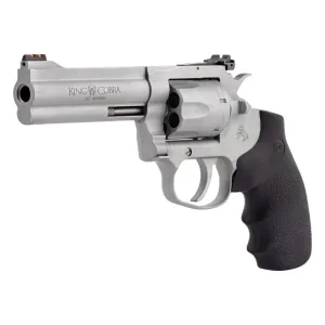 Colt ZKCOBRASM4RTS King Cobra .357 Magnum 4\" Barrel 6rd Revolver, Matte Stainless Steel W/ Target Sights - Minor Cosmetic Blem