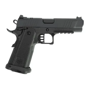 Military Armament Corporation MAC 9 DS, Semi Automatic, 9mm Double Stack 1911, 4.25\" Barrel, Optic Ready, (2) 17rd Magazines, Black - 12500014