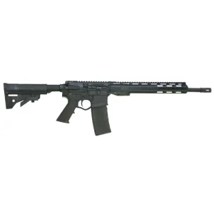 ATI ATIGAX3009ML Alpha Maxx AR-15 Rifle. .300 Blackout Caliber, 30+1 16\" Black Threaded Barrel, 9\" MLOK Rail, Flip Up Sights