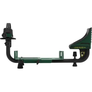 Caldwell Lead Sled 4 Shooting Rest, Adjustable Weight Tray, Reduces Felt Recoil Up to 95%, Green/Black.