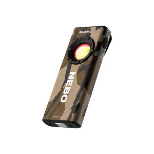 NEBO SLIM+ 1200 Pocket Light, 1200 Lumens, USB-C Rechargeable, Red Laser, Magnetic Base, IPX7 Waterproof