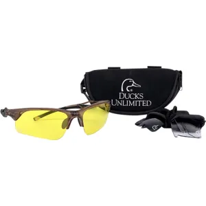 Radians Ducks Unlimited DUINTLENS3BX Eye Protection Interchangeable Lens Kit Clear/Smoke/Amber ANSI Z87.1