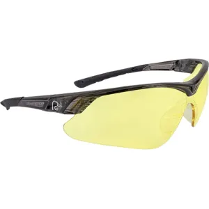 Radians DUHF13040C Shooting Glasses Eye Protection, Amber Lens, 99.9% UV, Scratch Resistant, Half Frame.