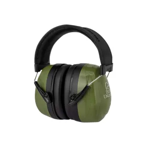 Radians High Performance Earmuff Hearing Protection 26dB NRR Over the Head Black/Green DUHIHPGRBX.